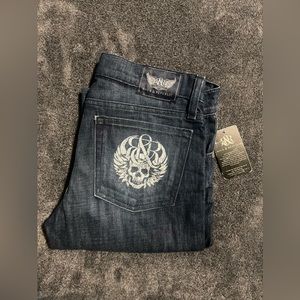 Rock & Republic Stella Skull Jeans